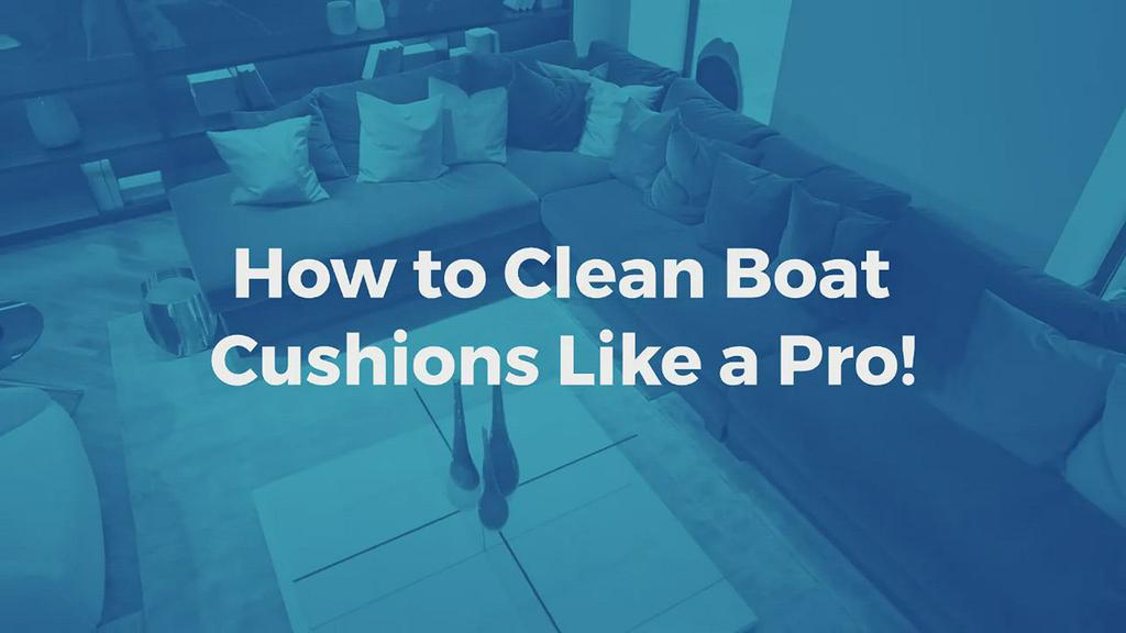 'Video thumbnail for How to Clean Boat Cushions'