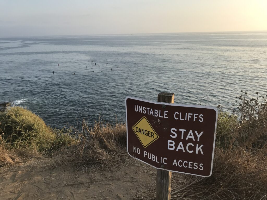 surfing sunset cliffs in san diego