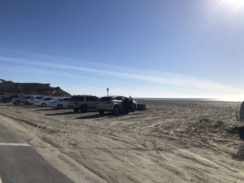 ponto beach parking