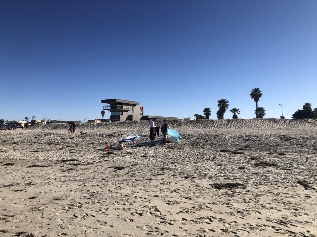 south mission beach surfing