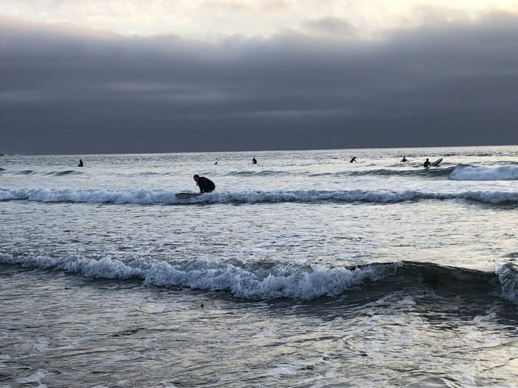 la jolla shores surfing