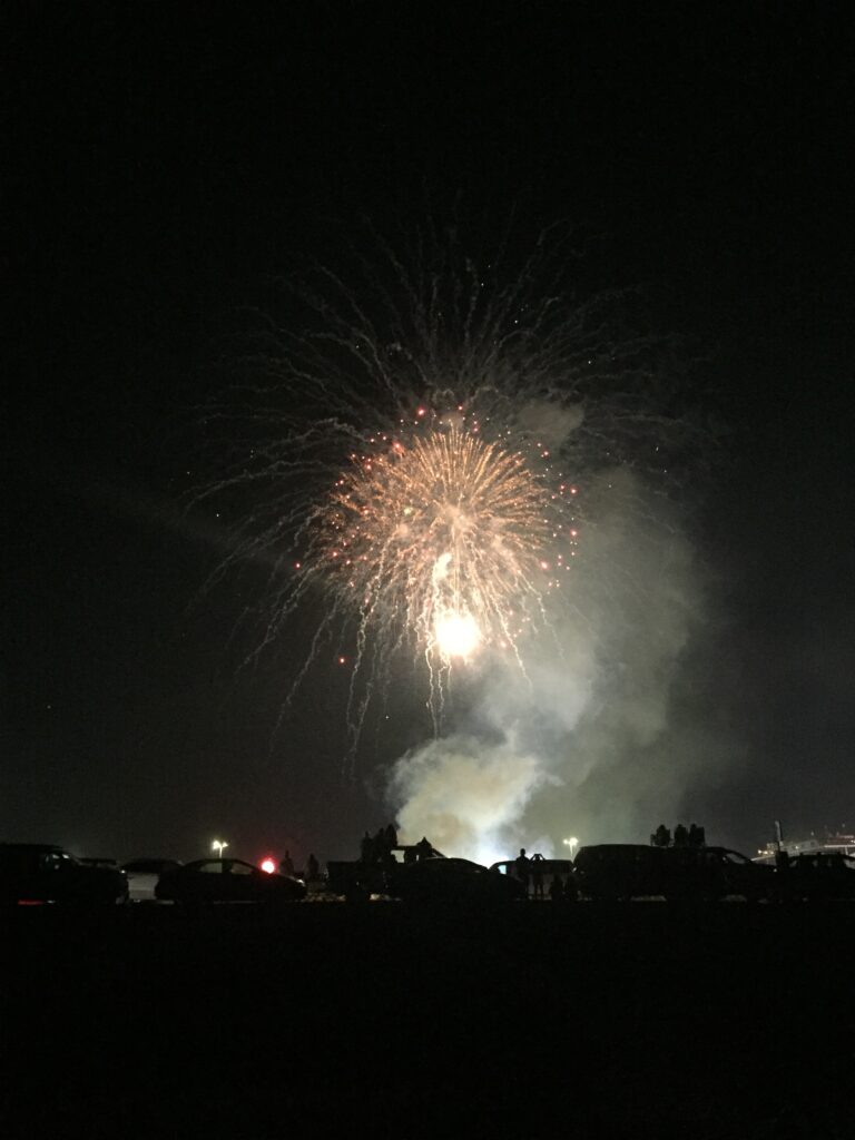 beach fireworks in san diego