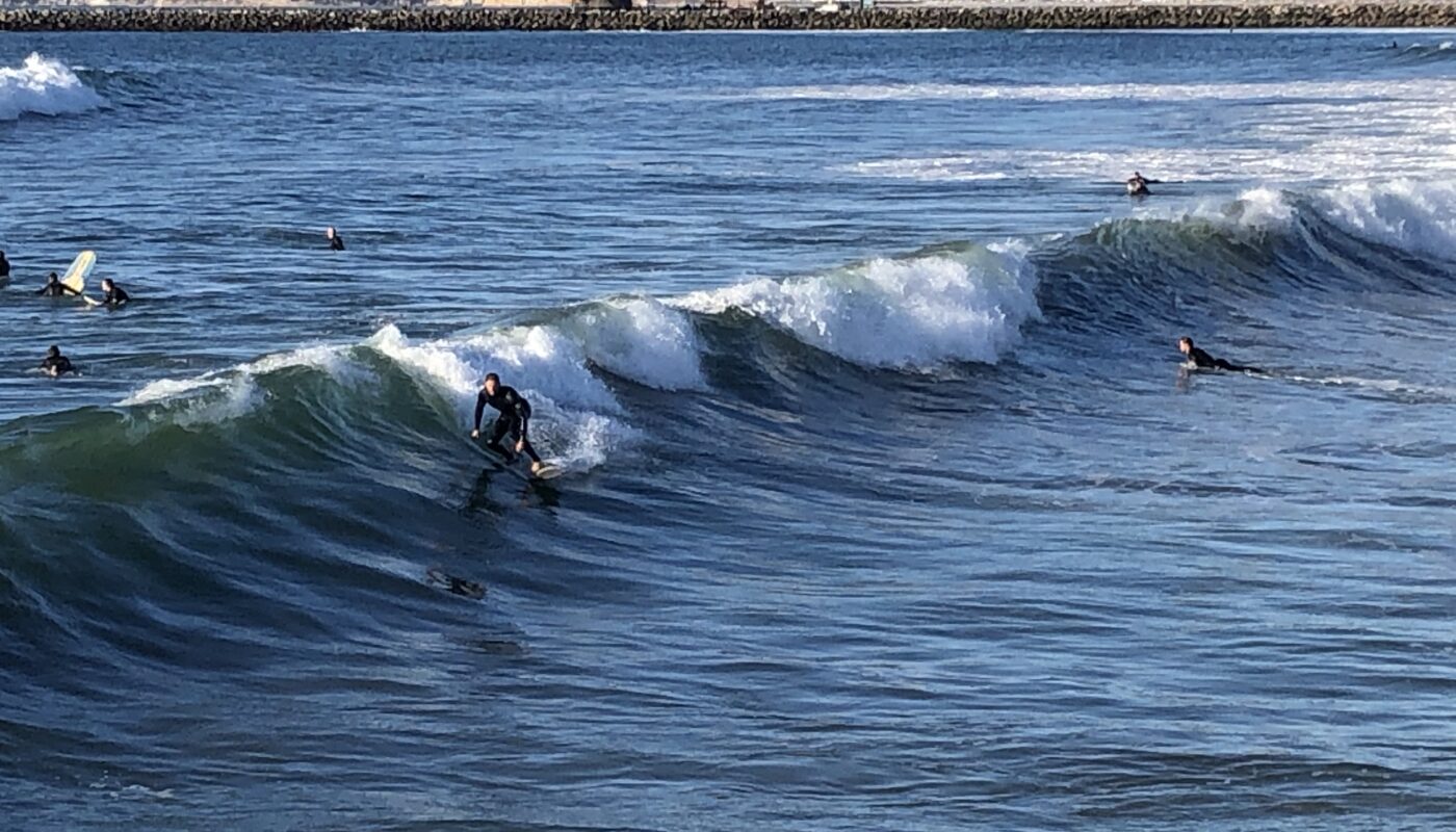 surfing in san diego