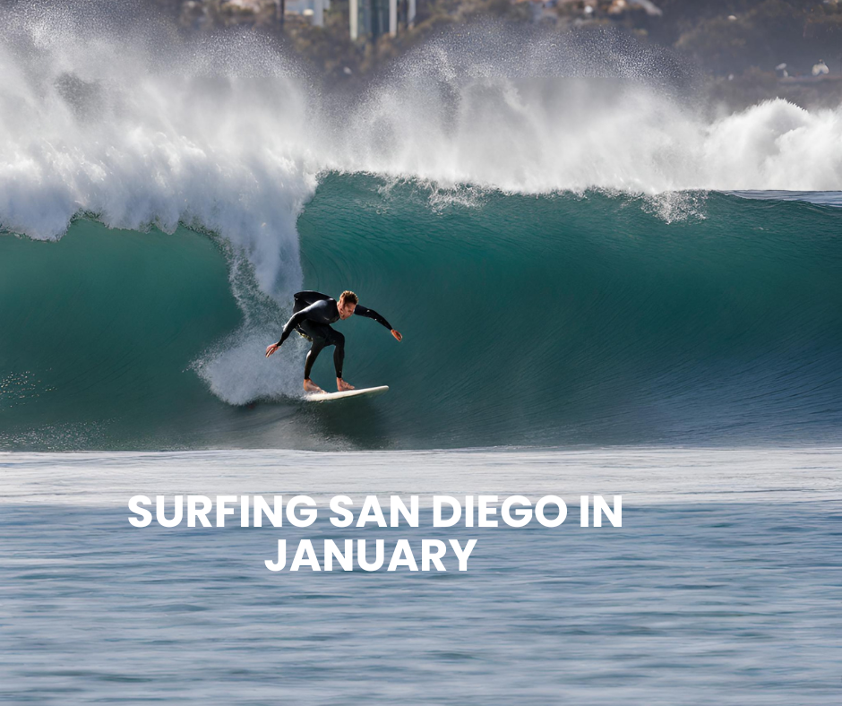 surfing san diego in january