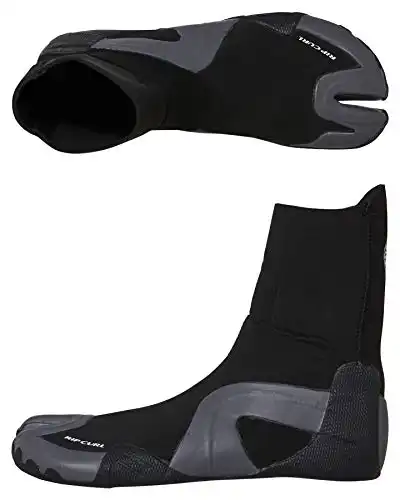 Rip Curl Dawn Patrol 3mm Split Toe Wetsuit Boots - Black - Easy Slide on System