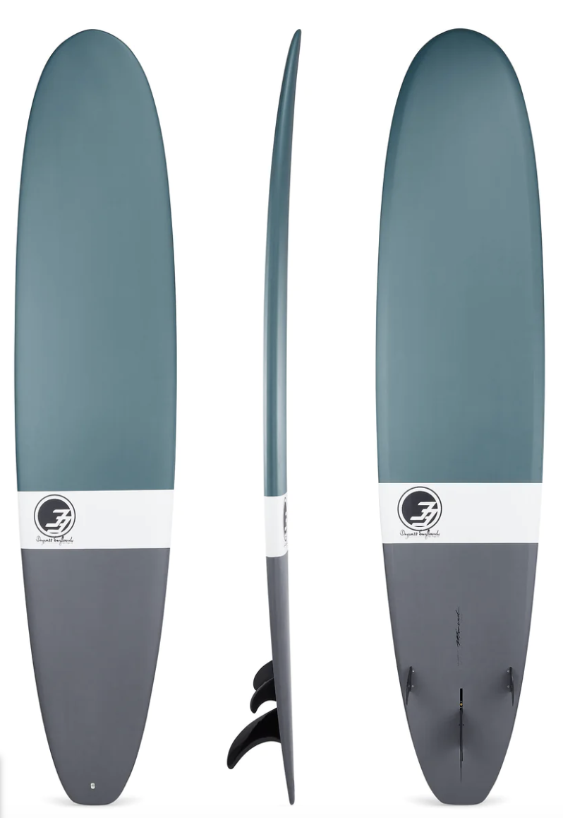 9' Ultimate Longboard Surfboard Blue Dip (Epoxy) - Degree 33 Surfboards