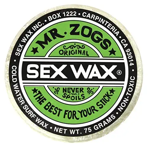 Mr. Zogs Original Sexwax - Cold Water Temperature Coconut Scented (White)