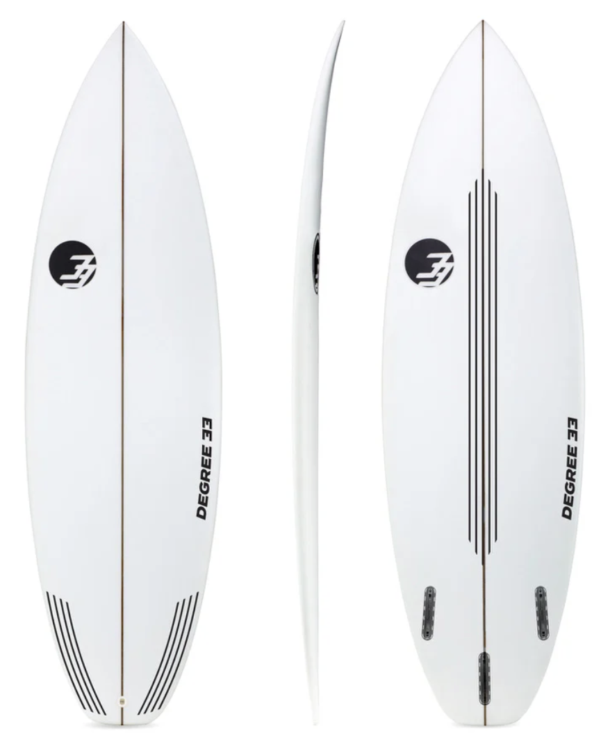6'0" All Terrain Vehicle Shortboard Surfboard (Poly) - Degree 33 Surfboards