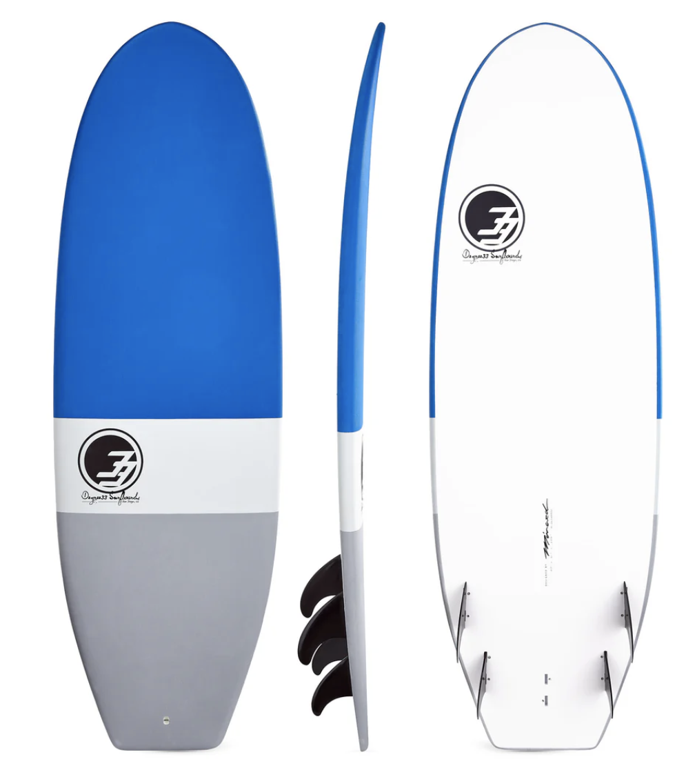 5'7 Cloud Surfboard (Hybrid Epoxy Softtop) Degree 33