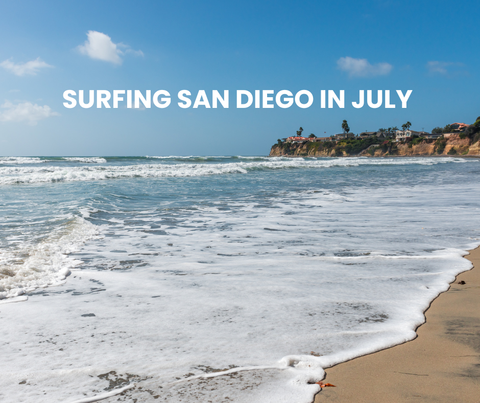 surfing san diego in july