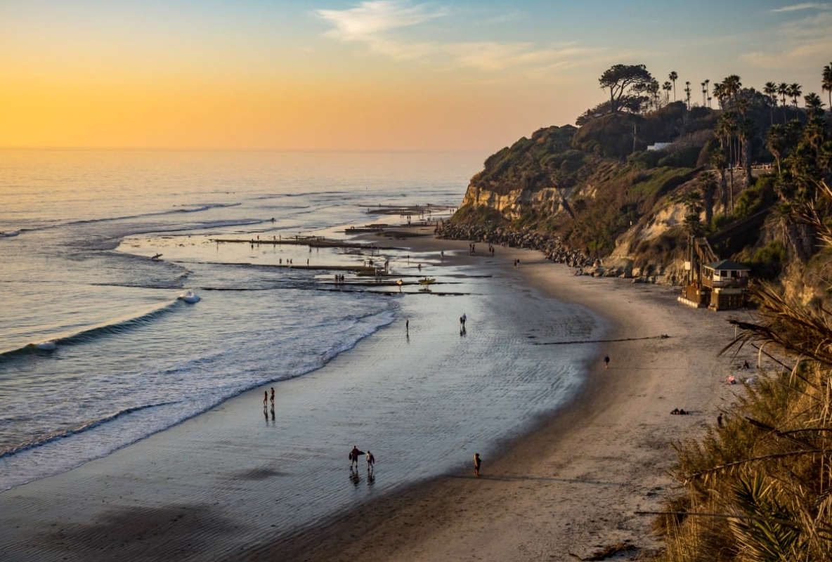 surfing san diego in august
