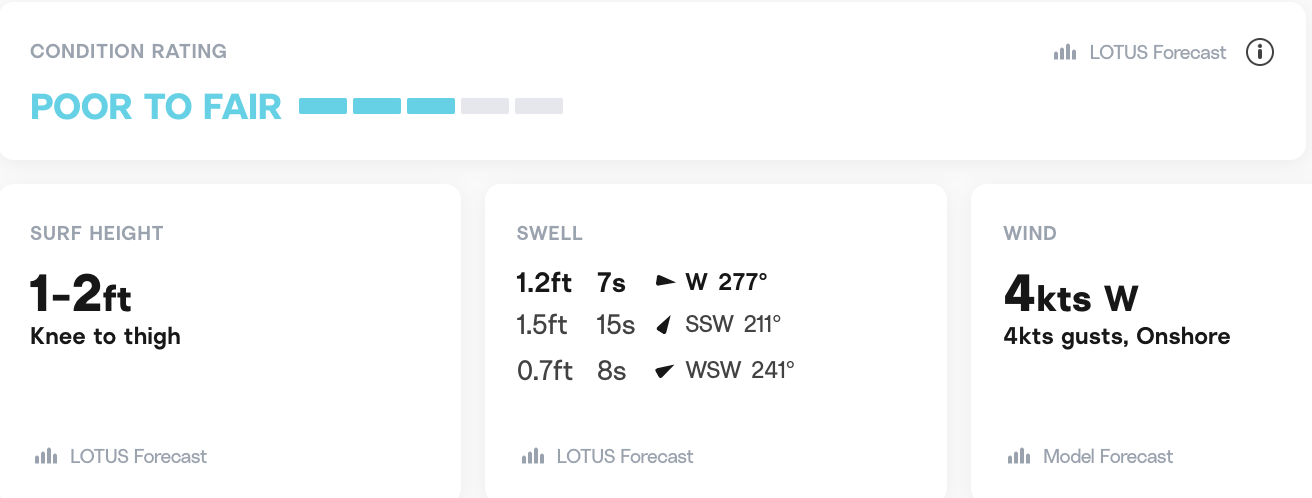 how to read surfline